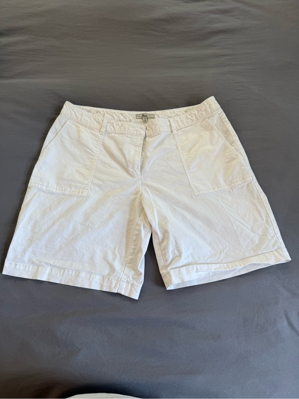 Bass Women's White Casual Shorts